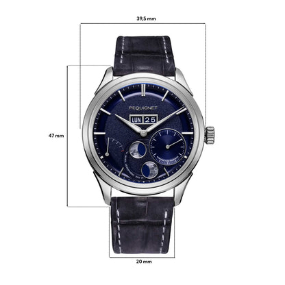 PEQUIGNET ROYALE PARIS WATCH Blau 9100673