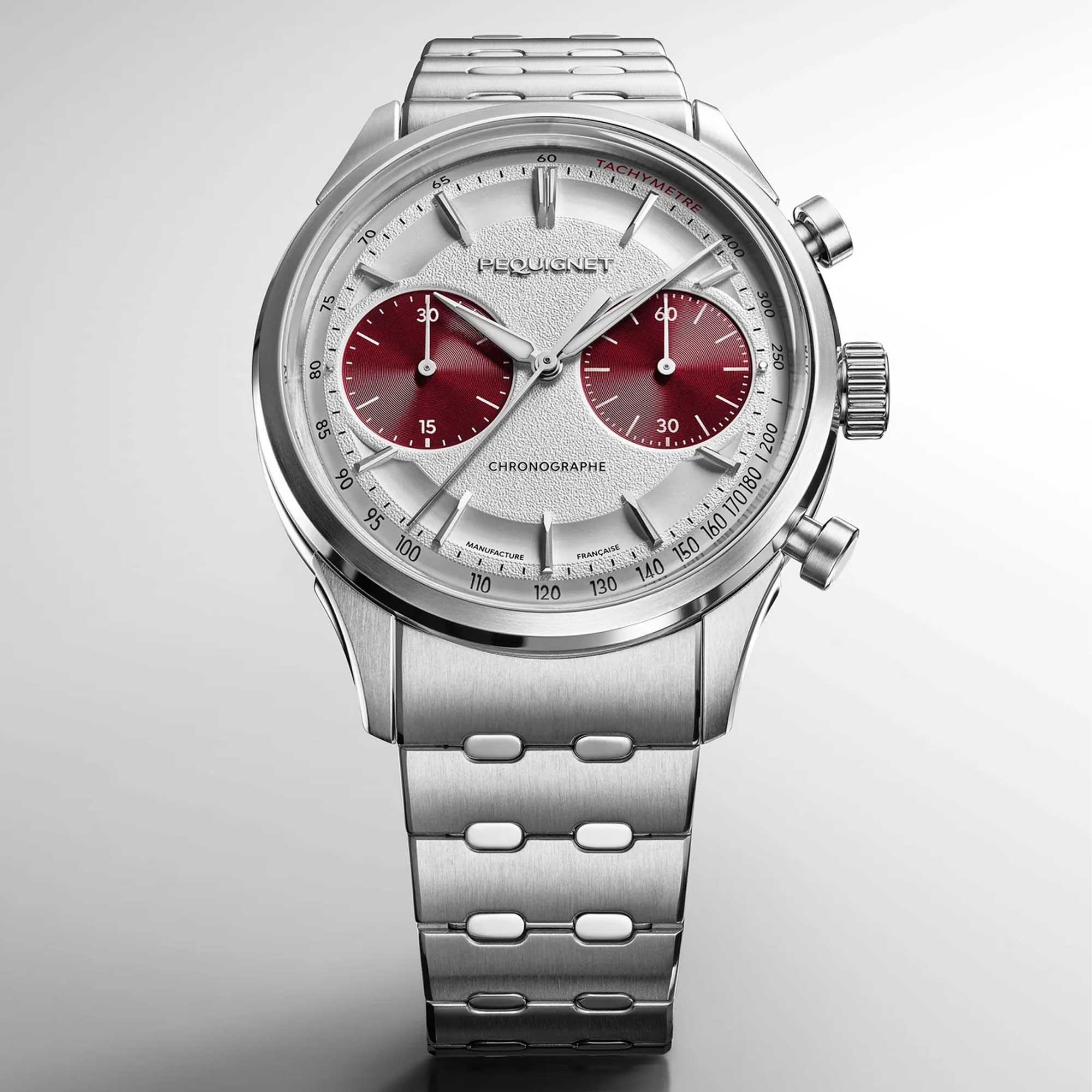 Pequignet ROYALE PARIS CHRONO WATCH red - 39,5 MM