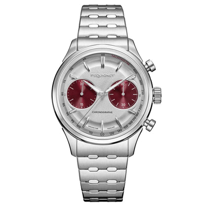 Pequignet ROYALE PARIS CHRONO WATCH red - 39,5 MM