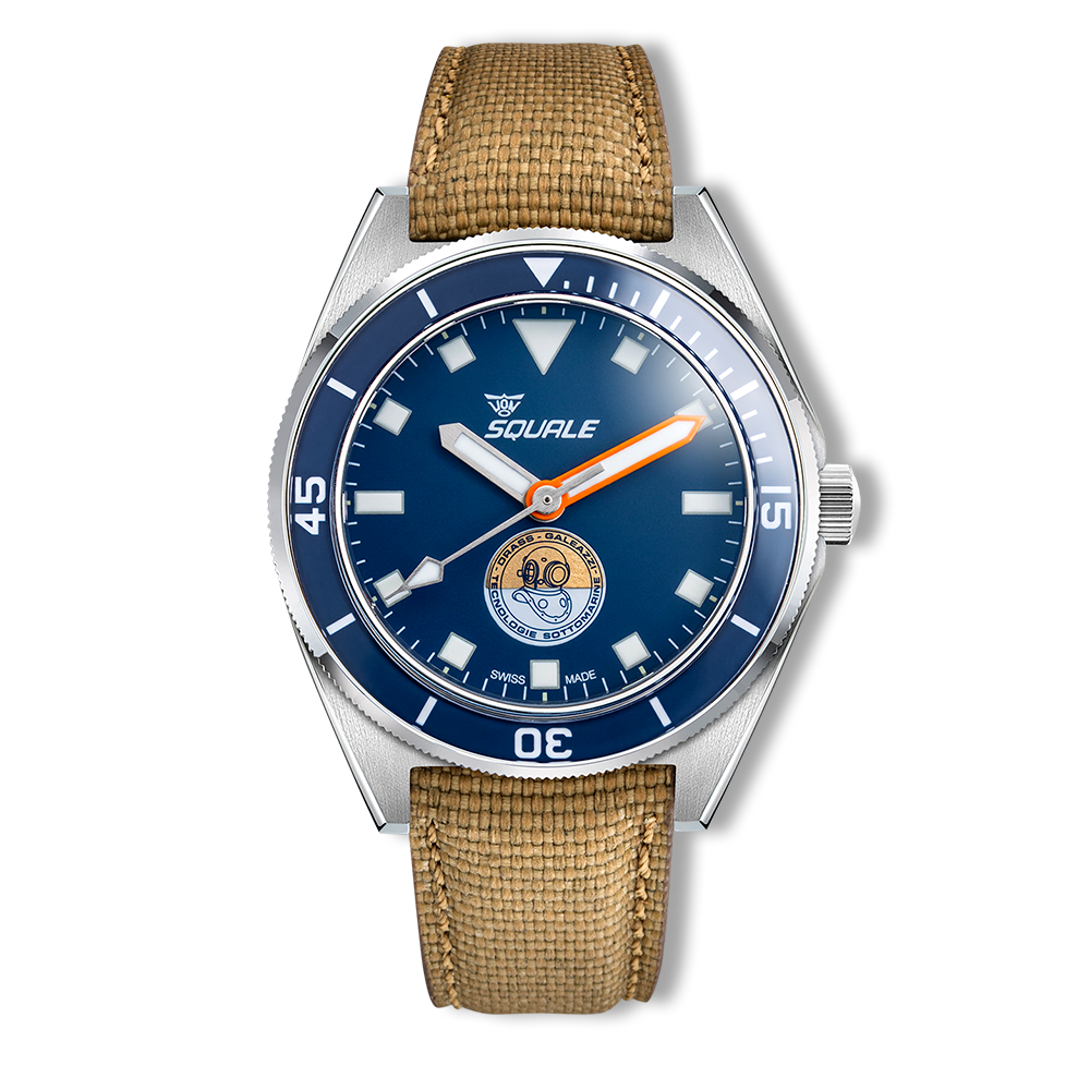 Squale Galeazzi Artiglio Zifferblatt in Pantone 295U mit Wet Indicator