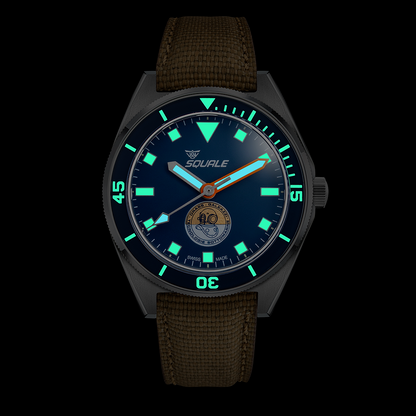 Squale Galeazzi Artiglio mit leuchtender Super-LumiNova BGW9