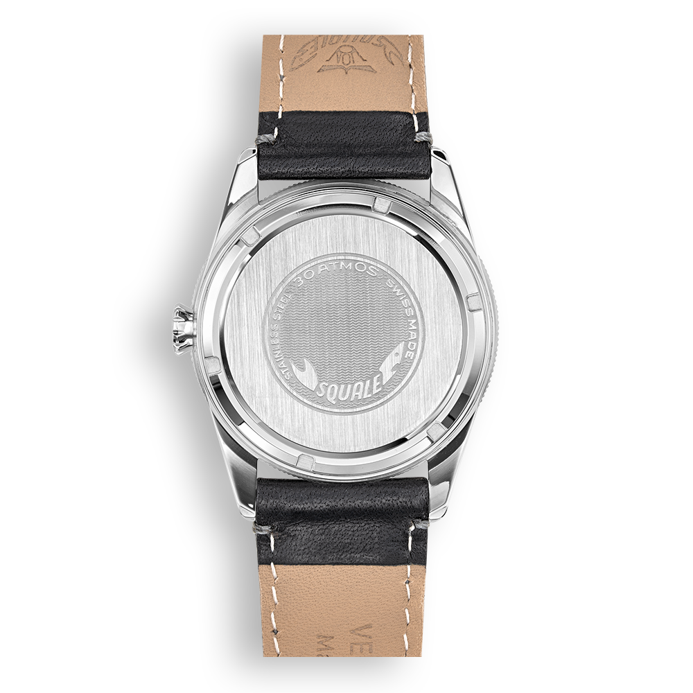 Squale Sub-39 GMT Vintage SUB-39GMTV.PN Lederband GMT-Taucheruhr