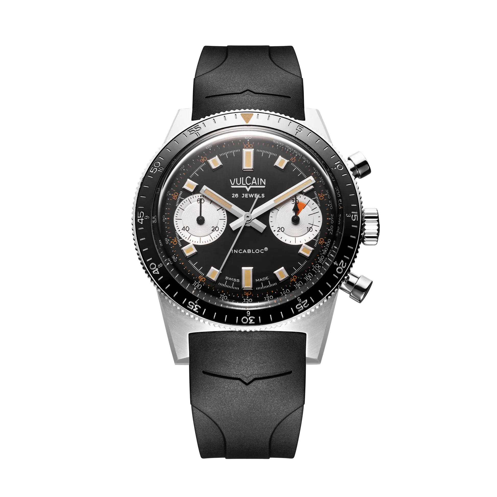 VULCAIN Skindiver Chronograph Black 590176A07.BAC201 590176A07.BHM286