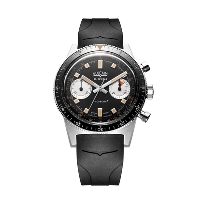 VULCAIN Skindiver Chronograph Black 590176A07.BAC201 590176A07.BHM286