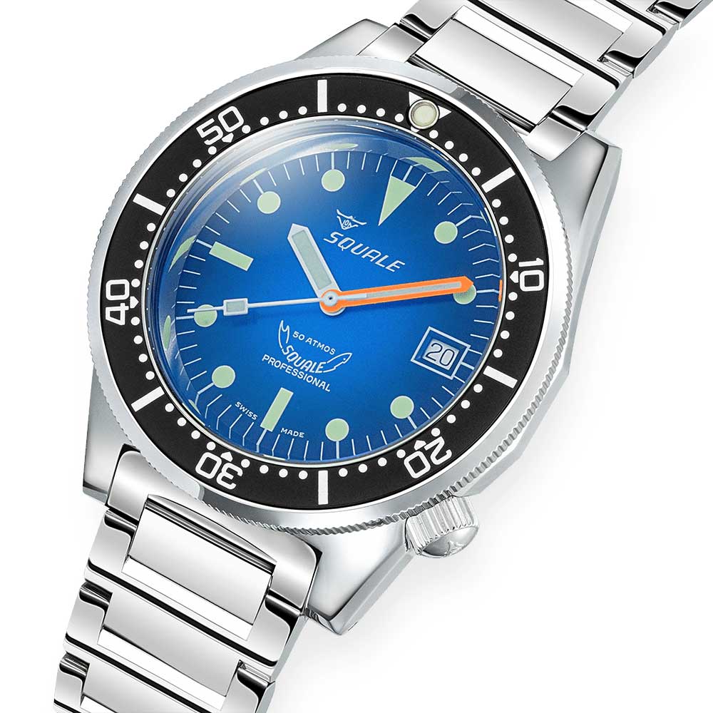 Squale 1521 Blue Ray Bracelet 1521PROFD.SQ20L