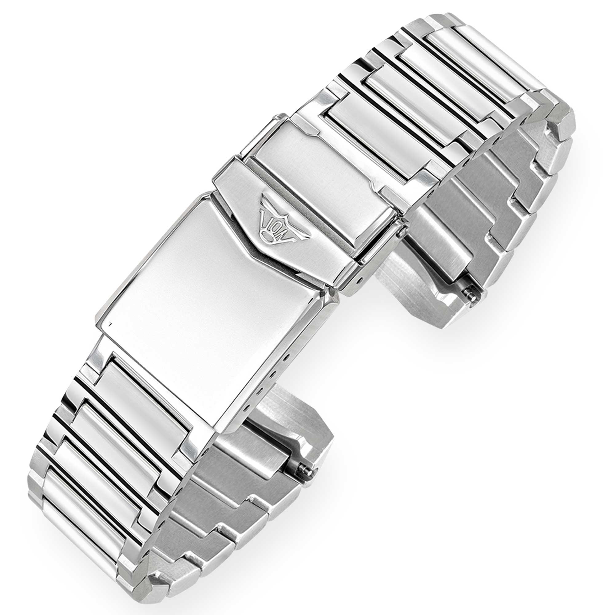 Squale 1521 Bracelet - Polished CSSSQ20PO