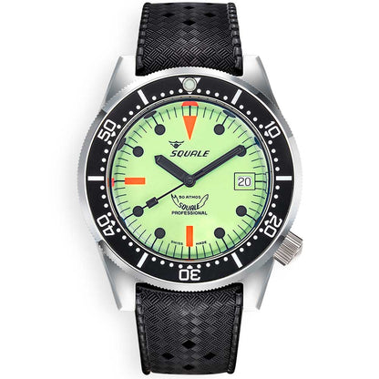 Squale 1521 Full Luminous 1521FULL.HT Kautschukband Taucheruhr