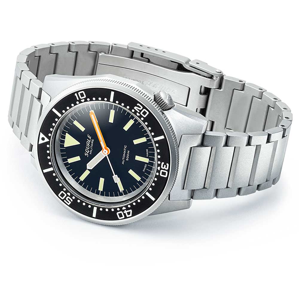Squale 1521 Militaire Blasted Bracelet 1521MILBL.SQ20S