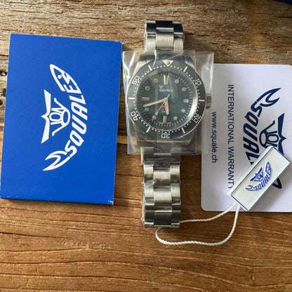 Squale 1545 Gray Bracelet 1545GG.AC stainless steel strap diving watch