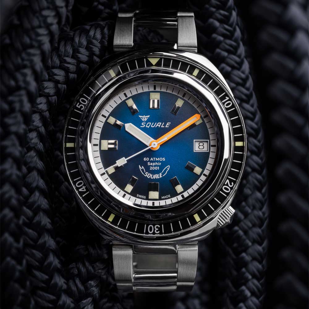 Squale 2001 Sunray Blue 2001BKBL.AC