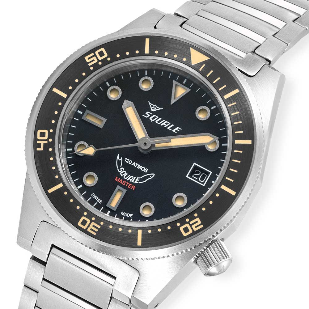 Squale Master Titanium 120 ATM MASTIBKBK.TI20