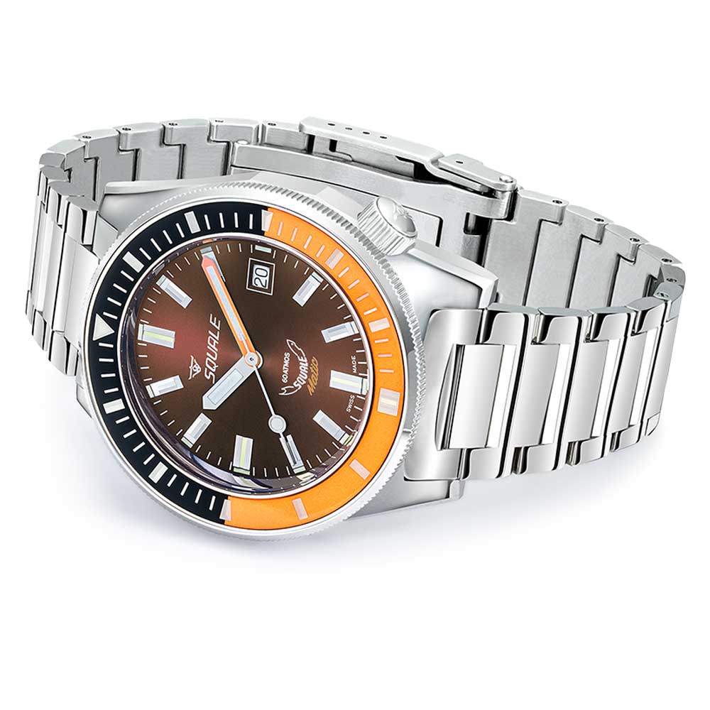 Squale Matic Chocolate Bracelet MATICXSD.SQ22L