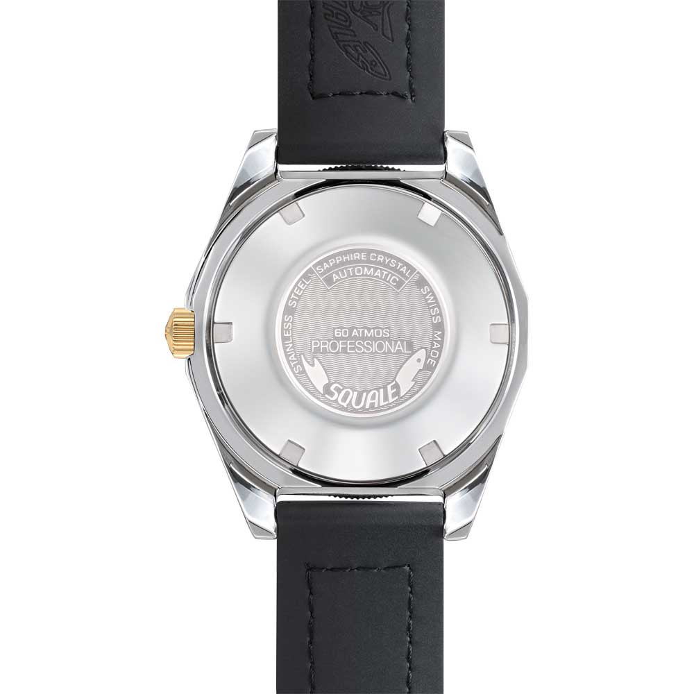 Squale Matic S Two-Tone HydroLeather MATICGBKBK.RLOR