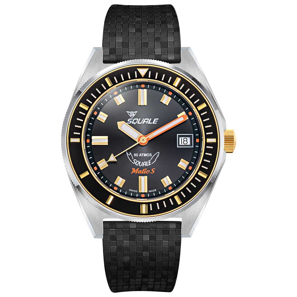 Squale Matic S Two-Tone Mosaic MATICGBKBK.MRBK Fotouhr