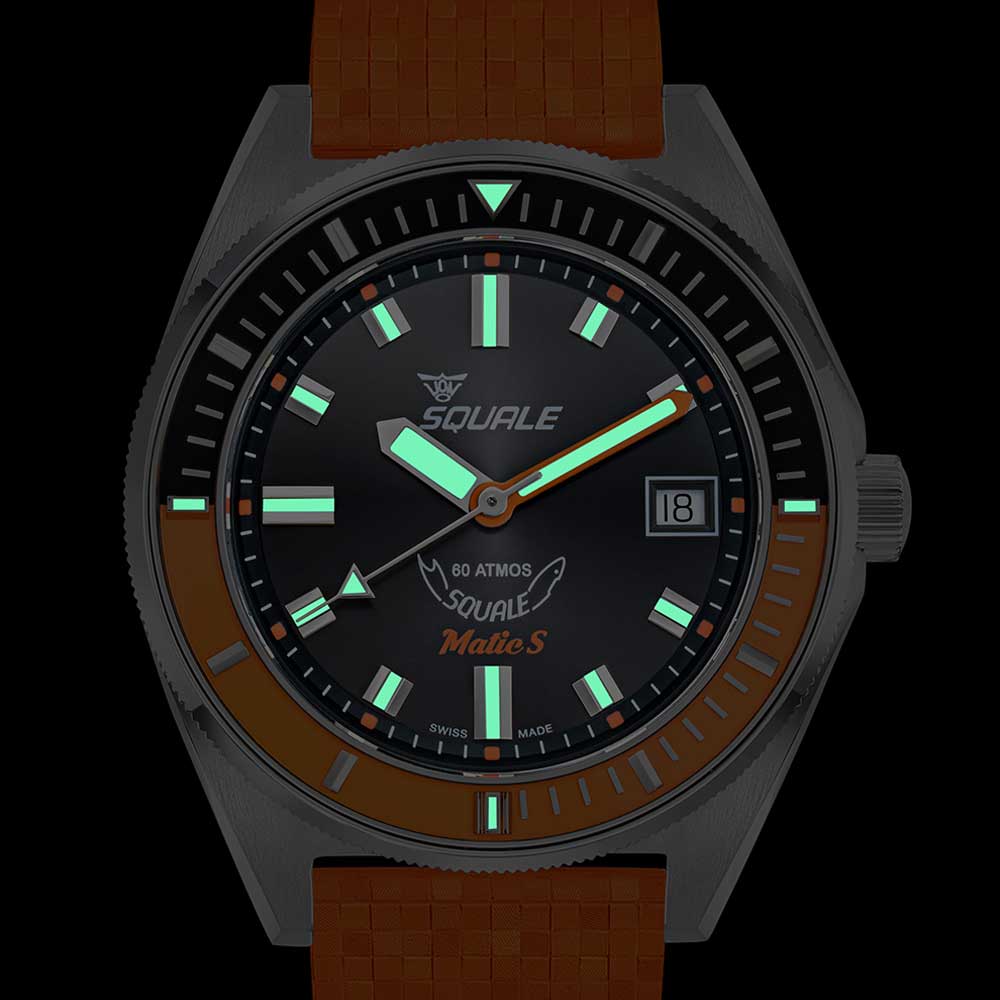 Squale Matic S Orange Mosaic MATICBKOBK.MROR