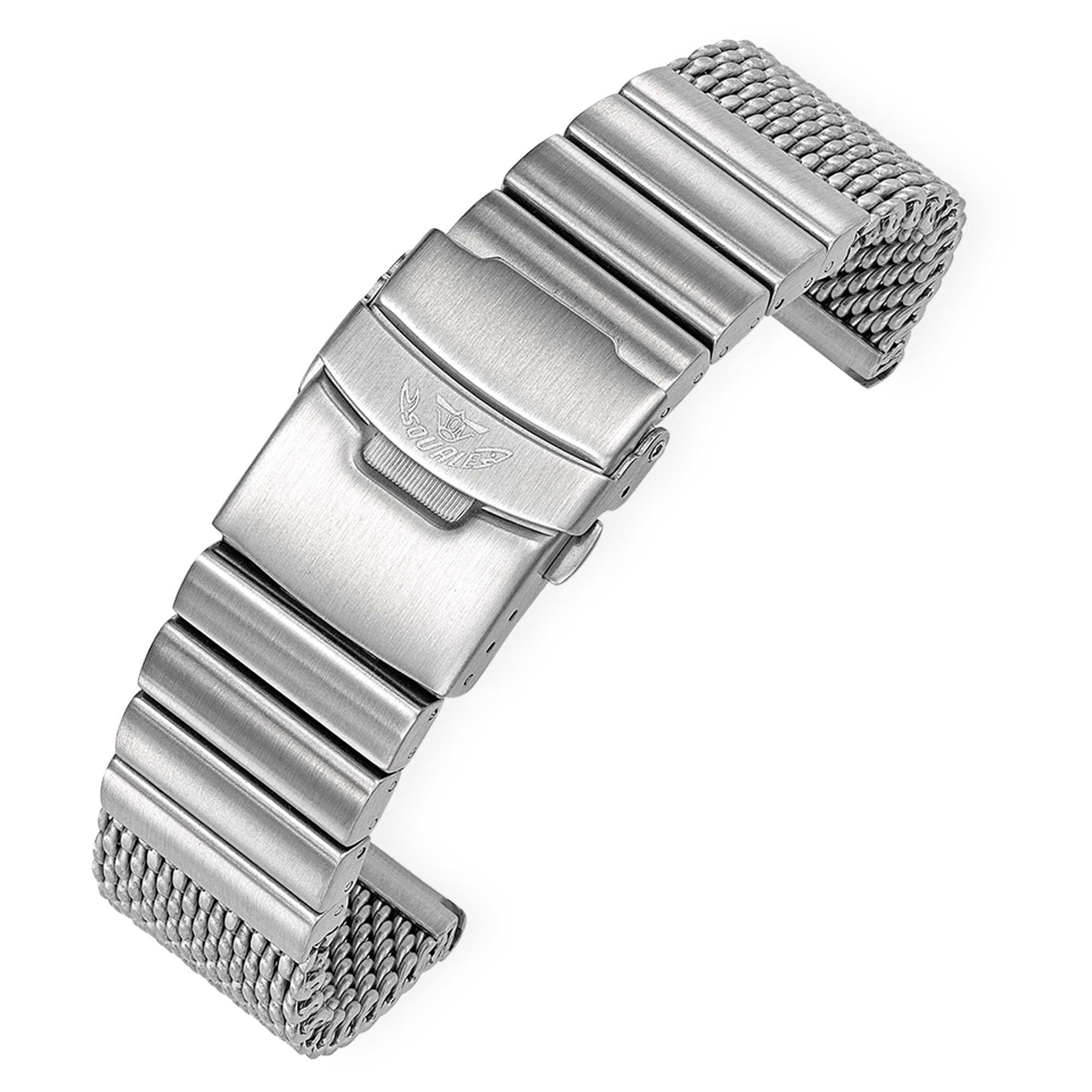 Squale leather strap dark blue 20mm CINCUOBLUE