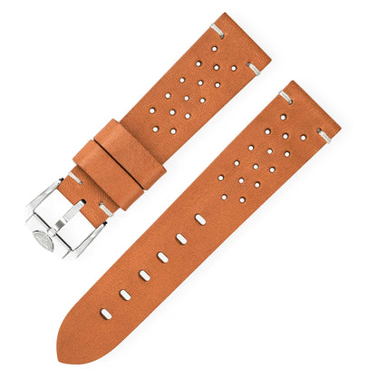 Squale Perforated Vintage Leather Strap - 22mm CINU1565CM
