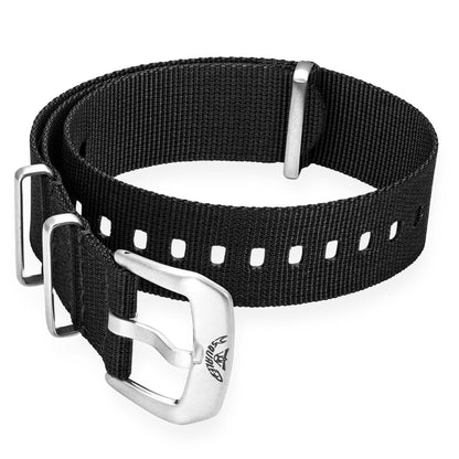 Squale leather strap dark blue 20mm CINCUOBLUE