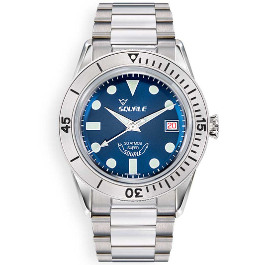 Squale Sub-39 SuperBlue Bracelet SUB-39RD.BR22 stainless steel strap diving watch
