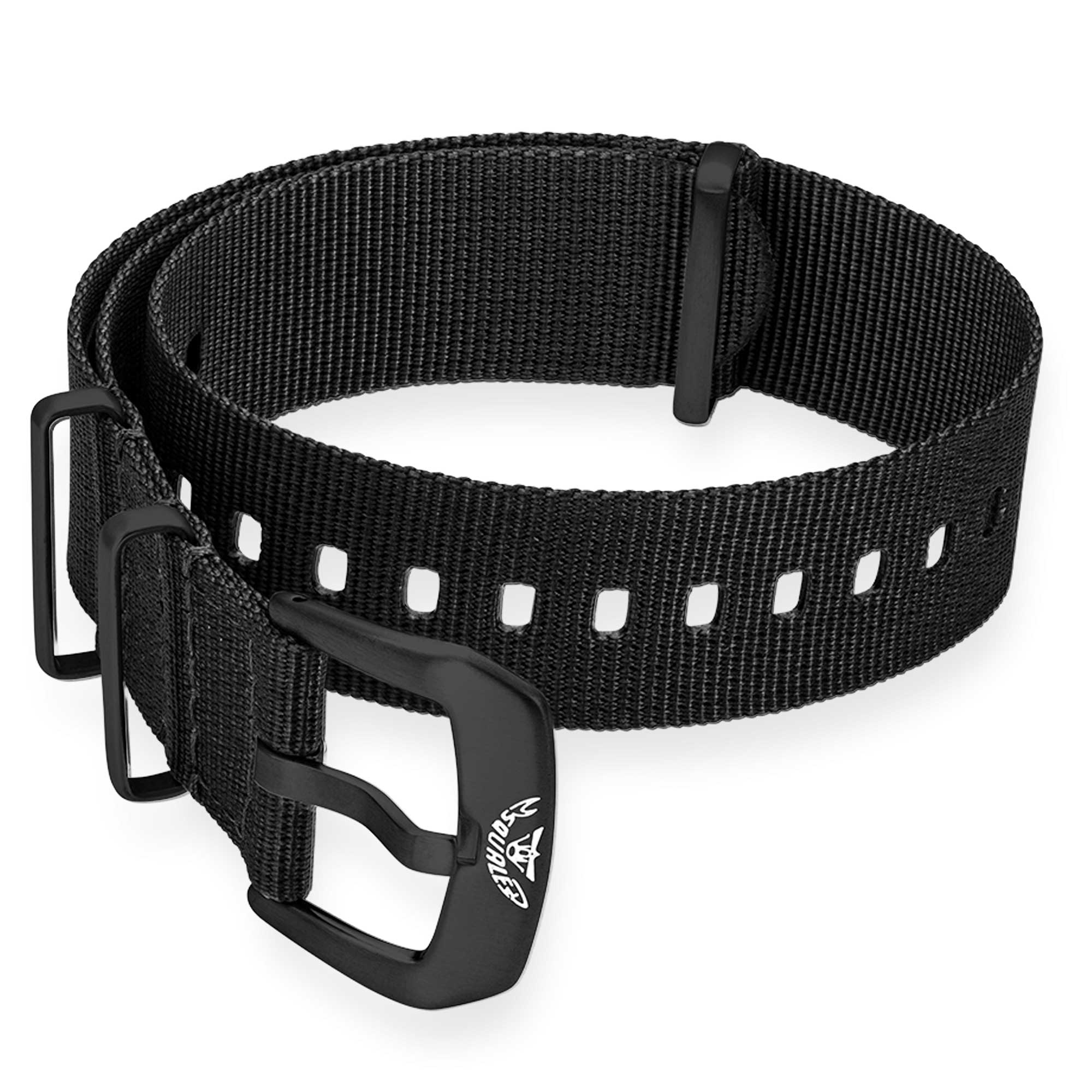 Fabric Black Bands - 22mm CNABKACC22