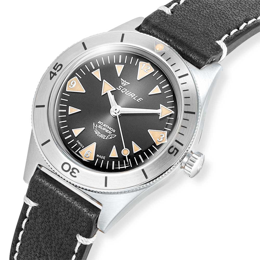 Super-Squale Big Arrows Black Leather SUPERSSABK.PN