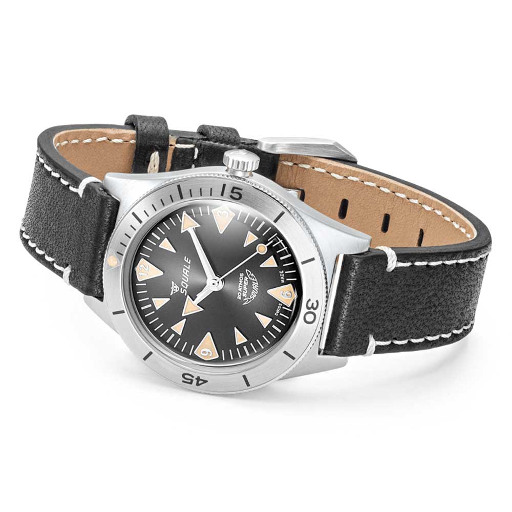 Super-Squale Big Arrows Black Leather SUPERSSABK.PN