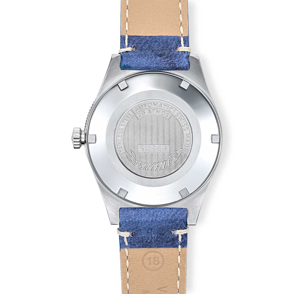 Super-Squale Big Arrows Blue Leather SUPERSSABL.PBL