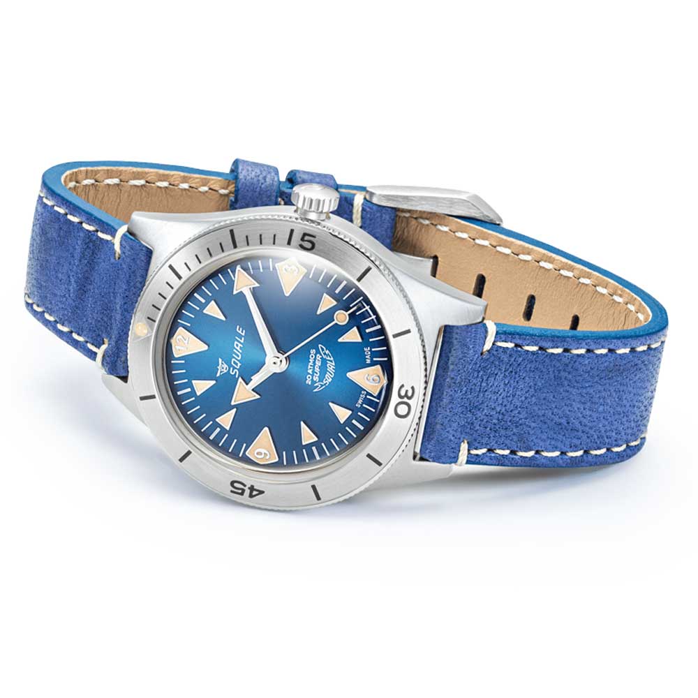 Super-Squale Big Arrows Blue Leather SUPERSSABL.PBL
