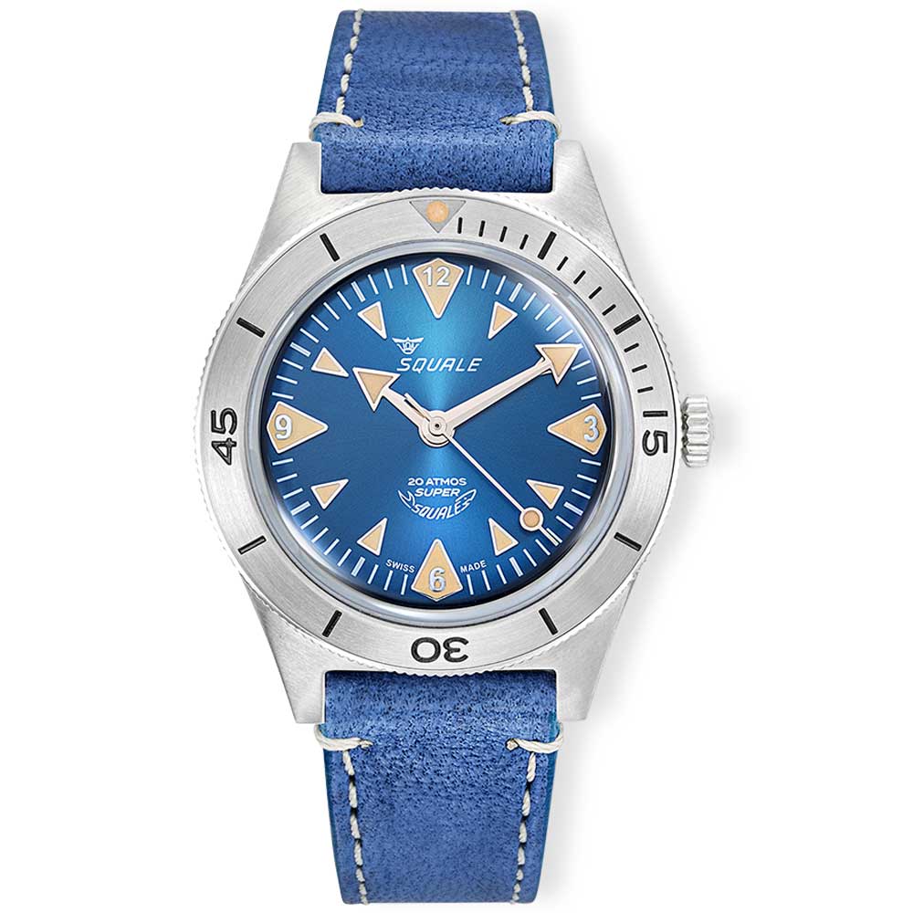 Super-Squale Big Arrows Blue Leather SUPERSSABL.PBL