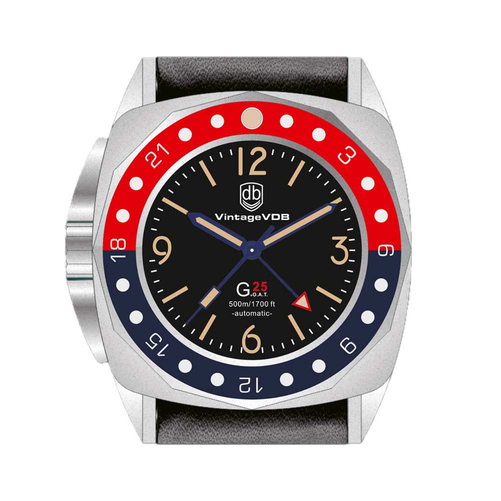 Vintage VDB G25 GMT PEPSI TITANIUM