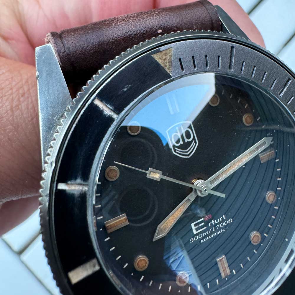 Vintage VDB E23 HISTORICAL BLACK Taucheruhr