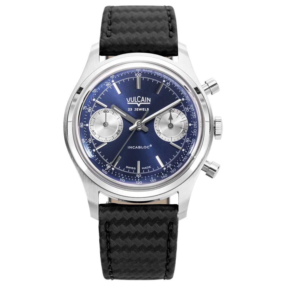 VULCAIN Chronograph 70's - Blue