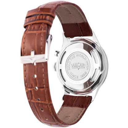 VULCAIN Cricket Classique 36 mm - Black & White/Blue