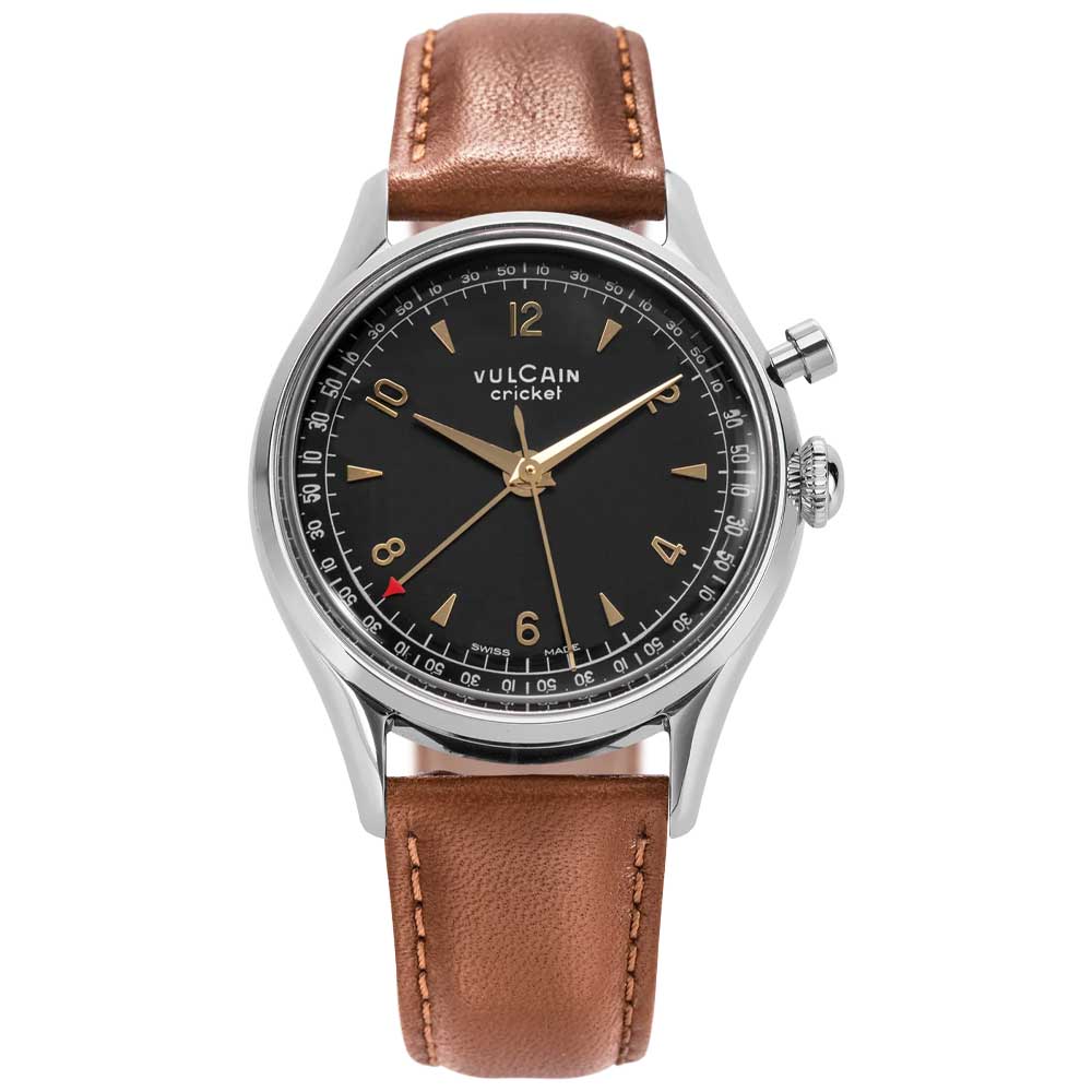 VULCAIN Cricket Tradition 36 mm - Black & Gold