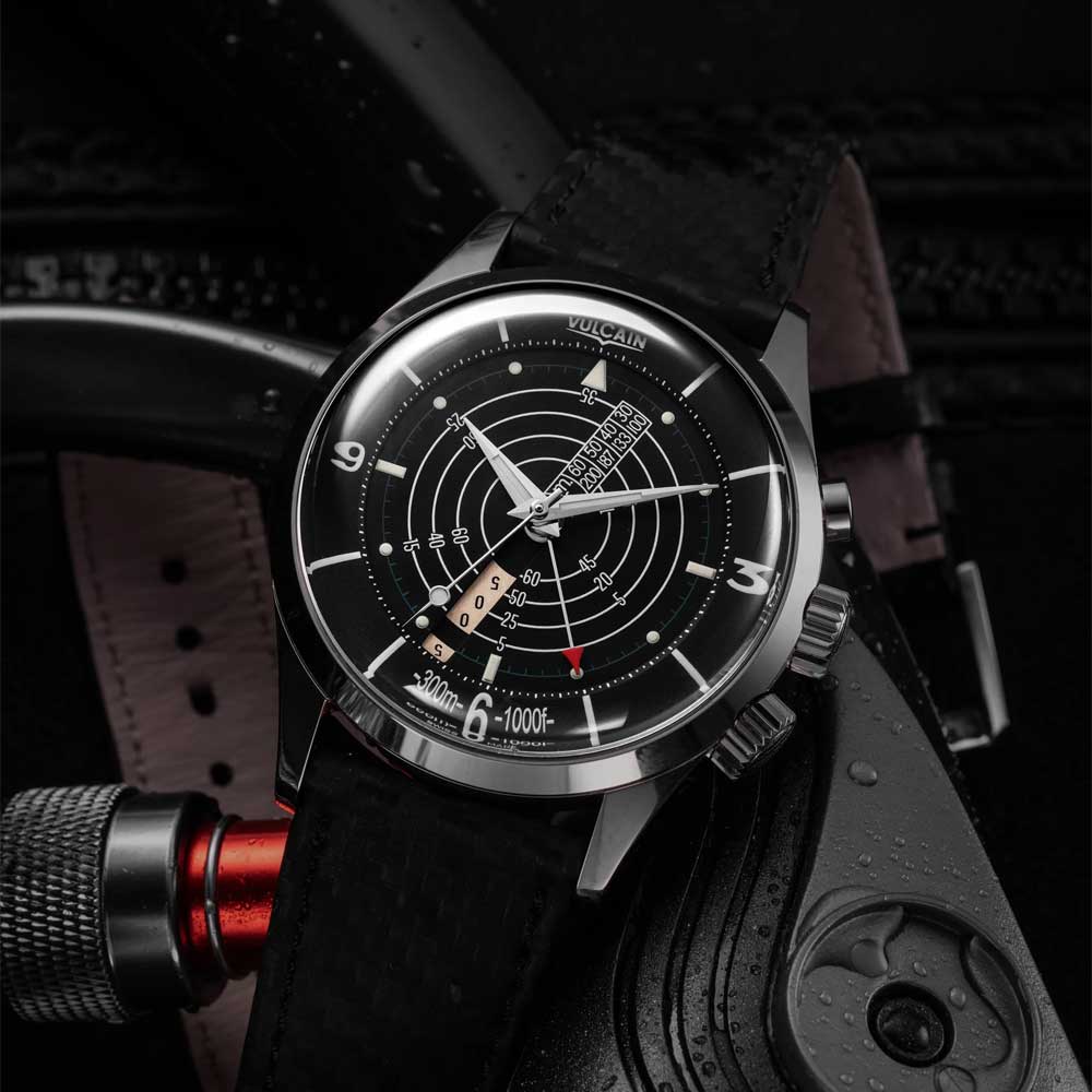 VULCAIN Nautical Heritage - Black White Luminova