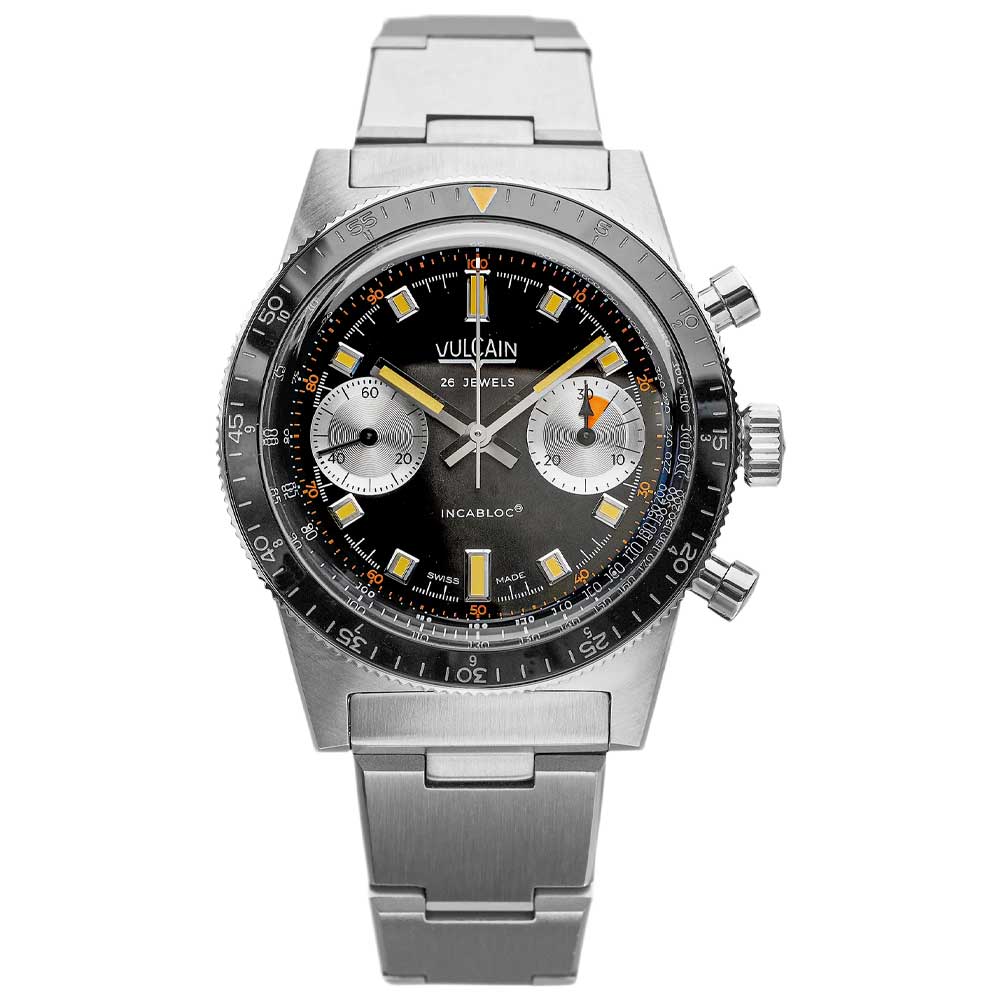 VULCAIN Skindiver Chronograph Black