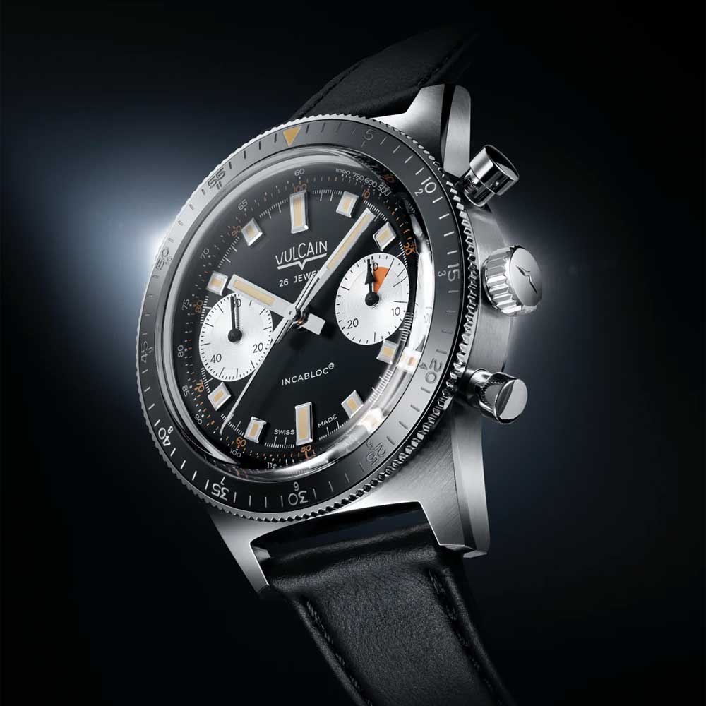 VULCAIN Skindiver Chronograph Black 590176A07.BAC201