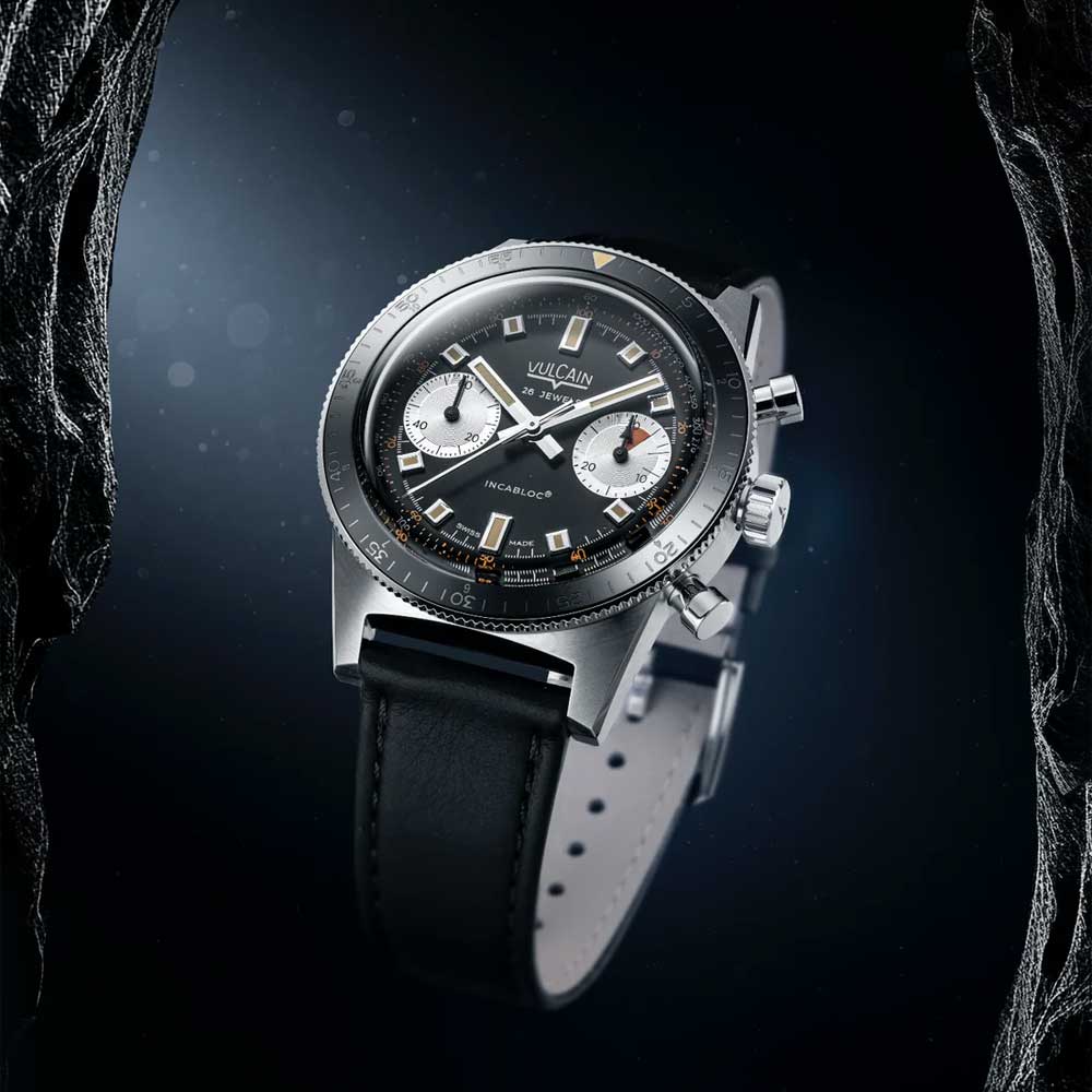 VULCAIN Skindiver Chronograph Black 590176A07.BAC201