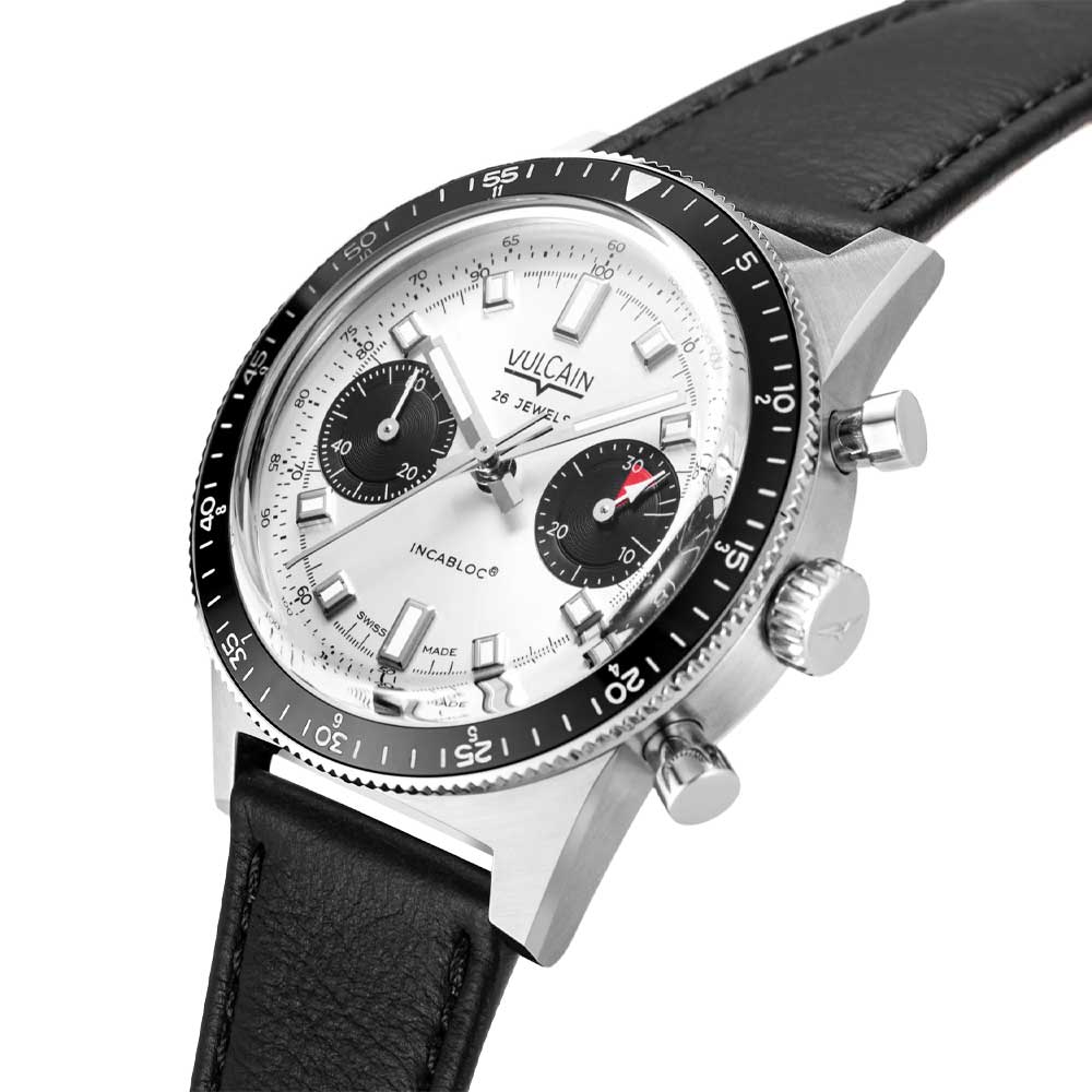 VULCAIN Skindiver Chronograph White 590176A57.BAC201