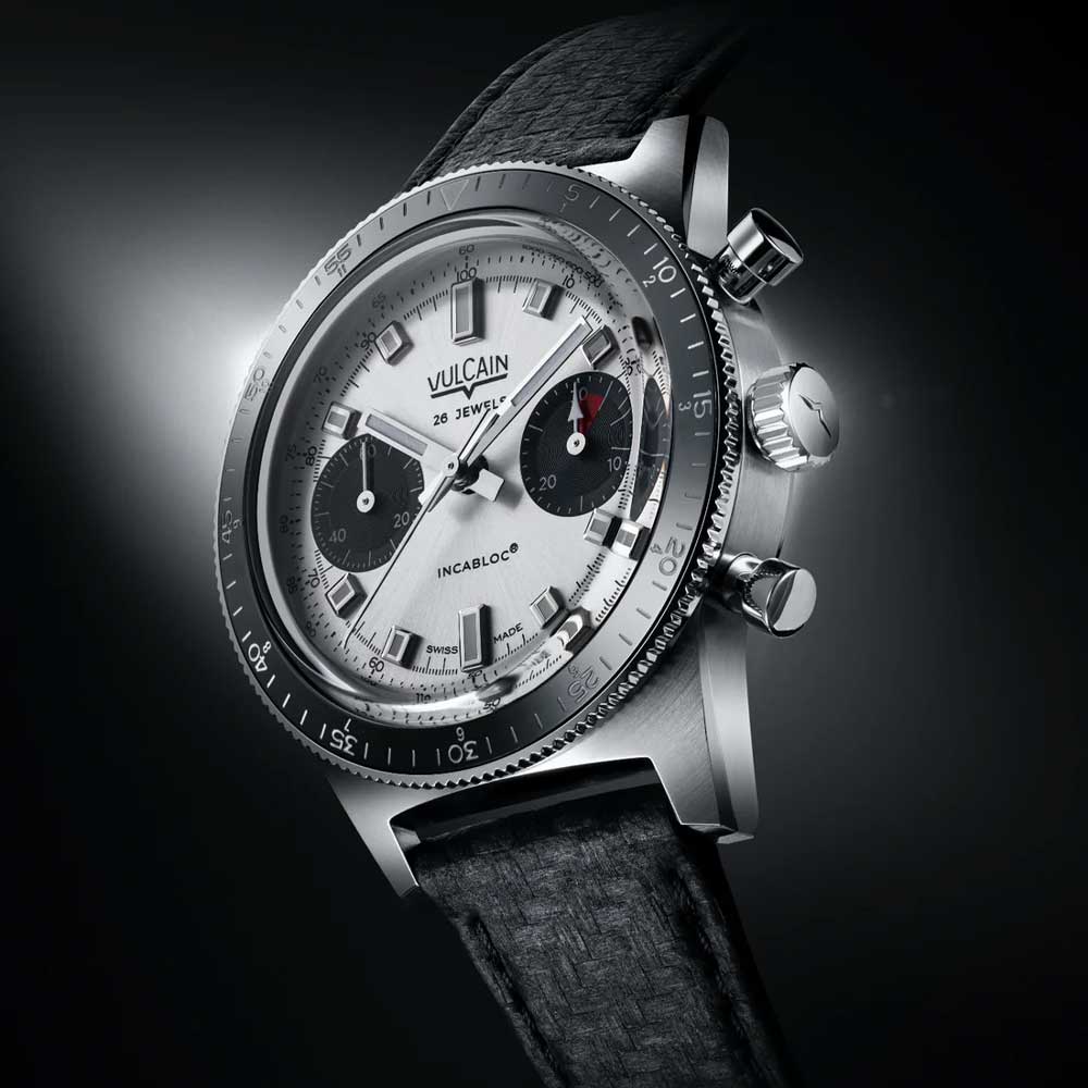 VULCAIN Skindiver Chronograph White 590176A57.BAC201