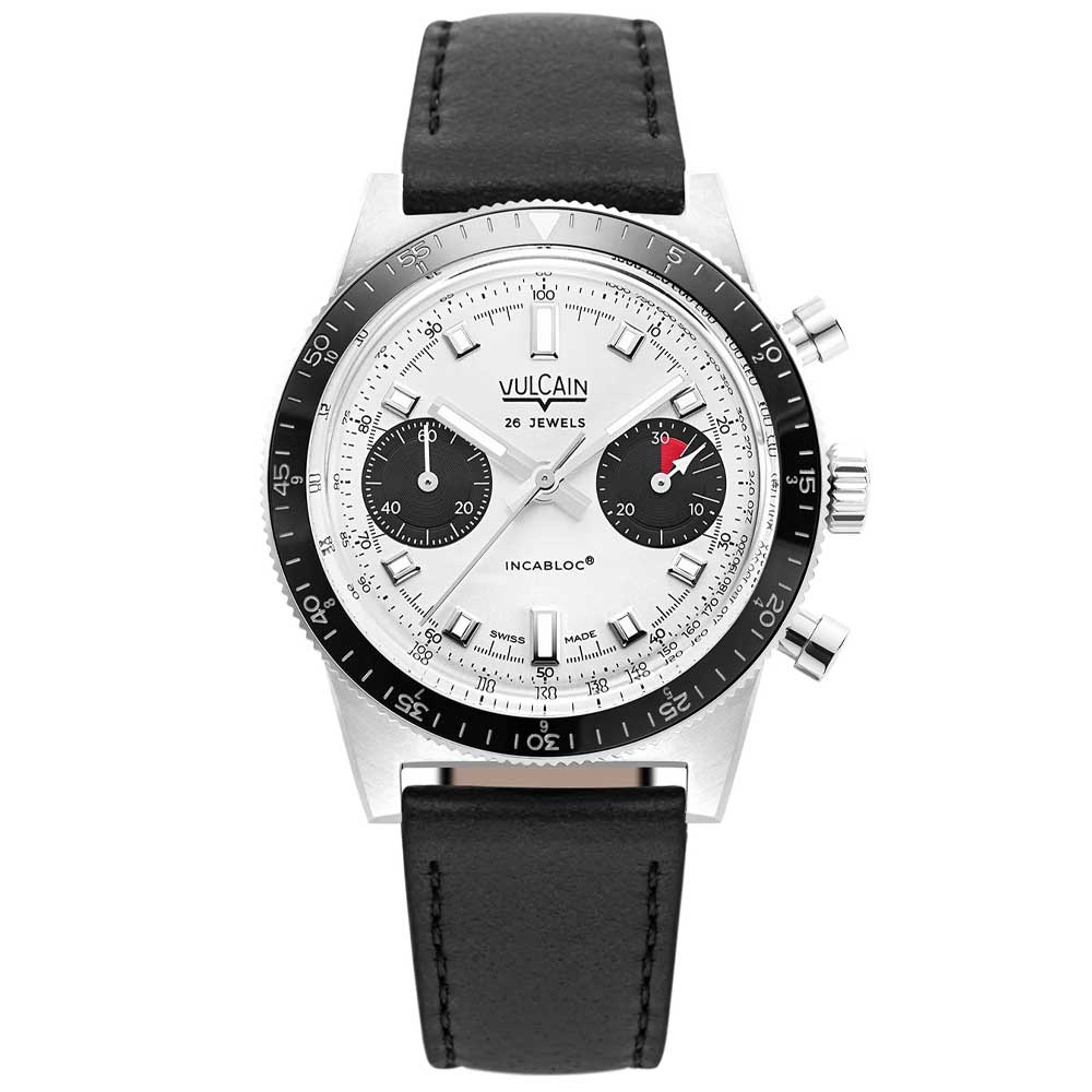 VULCAIN Skindiver Chronograph White 590176A57.BAC201