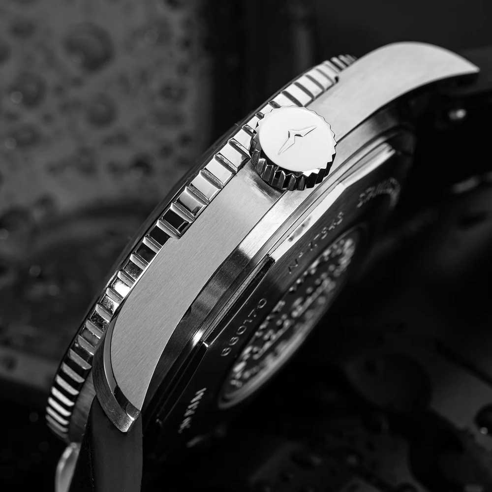 VULCAIN Skindiver Nautique - Black with Khaki Brown Lum