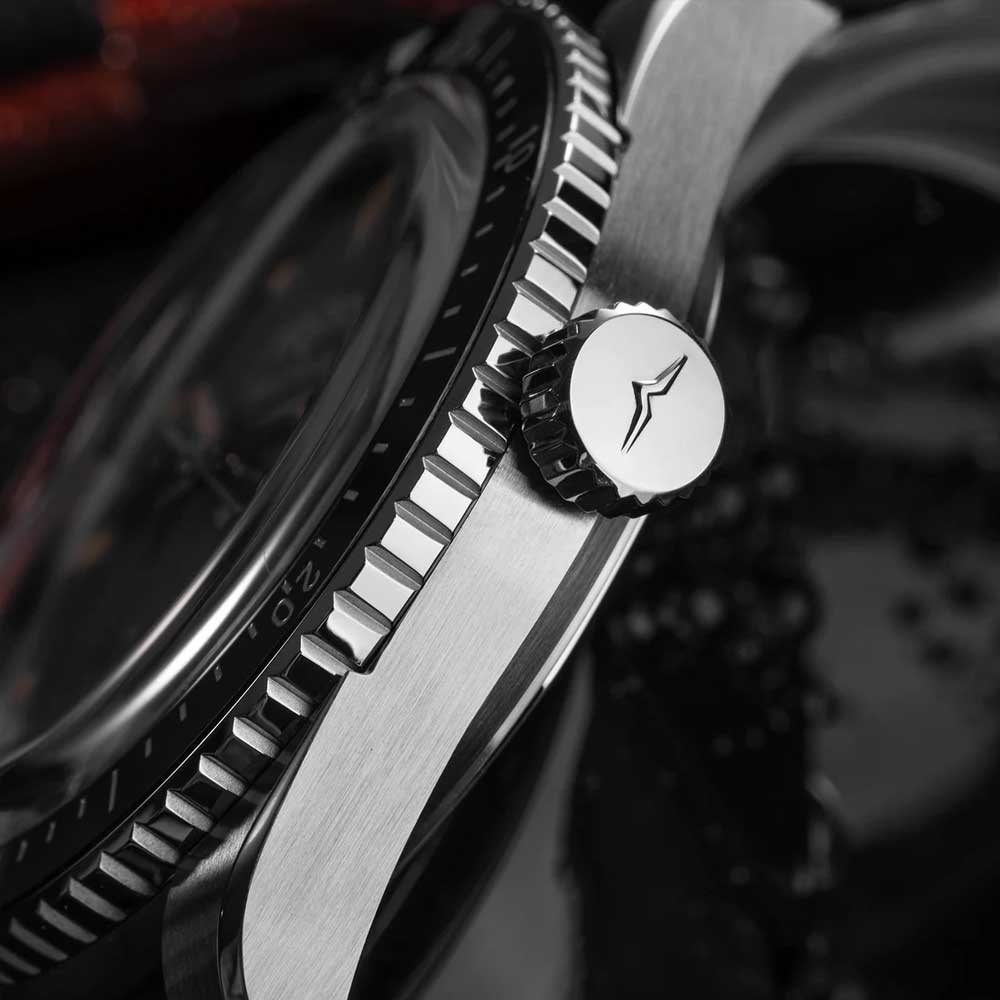 VULCAIN Skindiver Nautique - Blue with Khaki Brown Lum