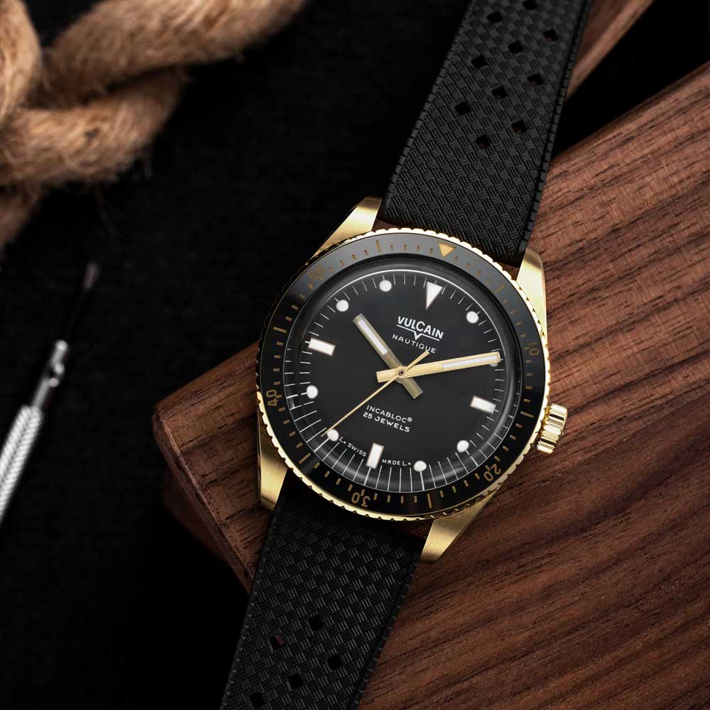 VULCAIN Skindiver Nautique - Bronze & Black