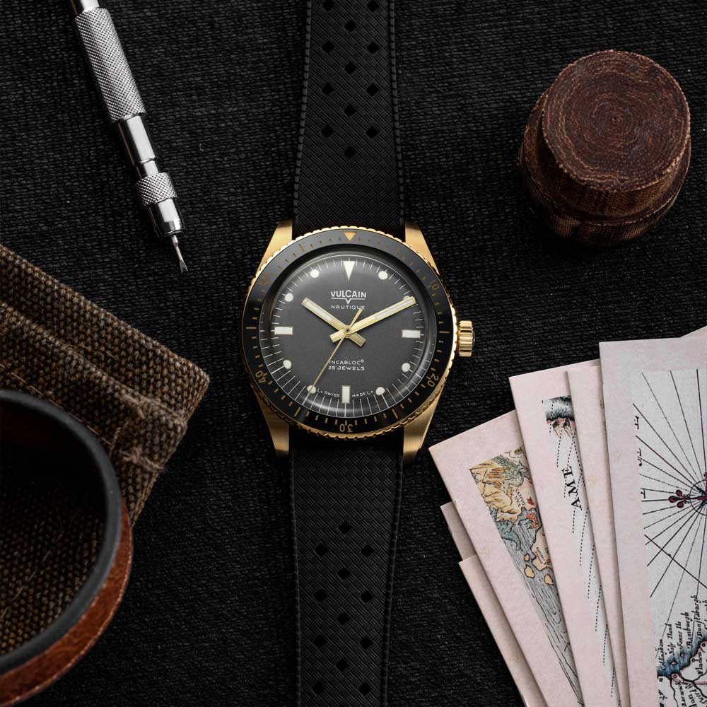 VULCAIN Skindiver Nautique - Bronzo & Grigio