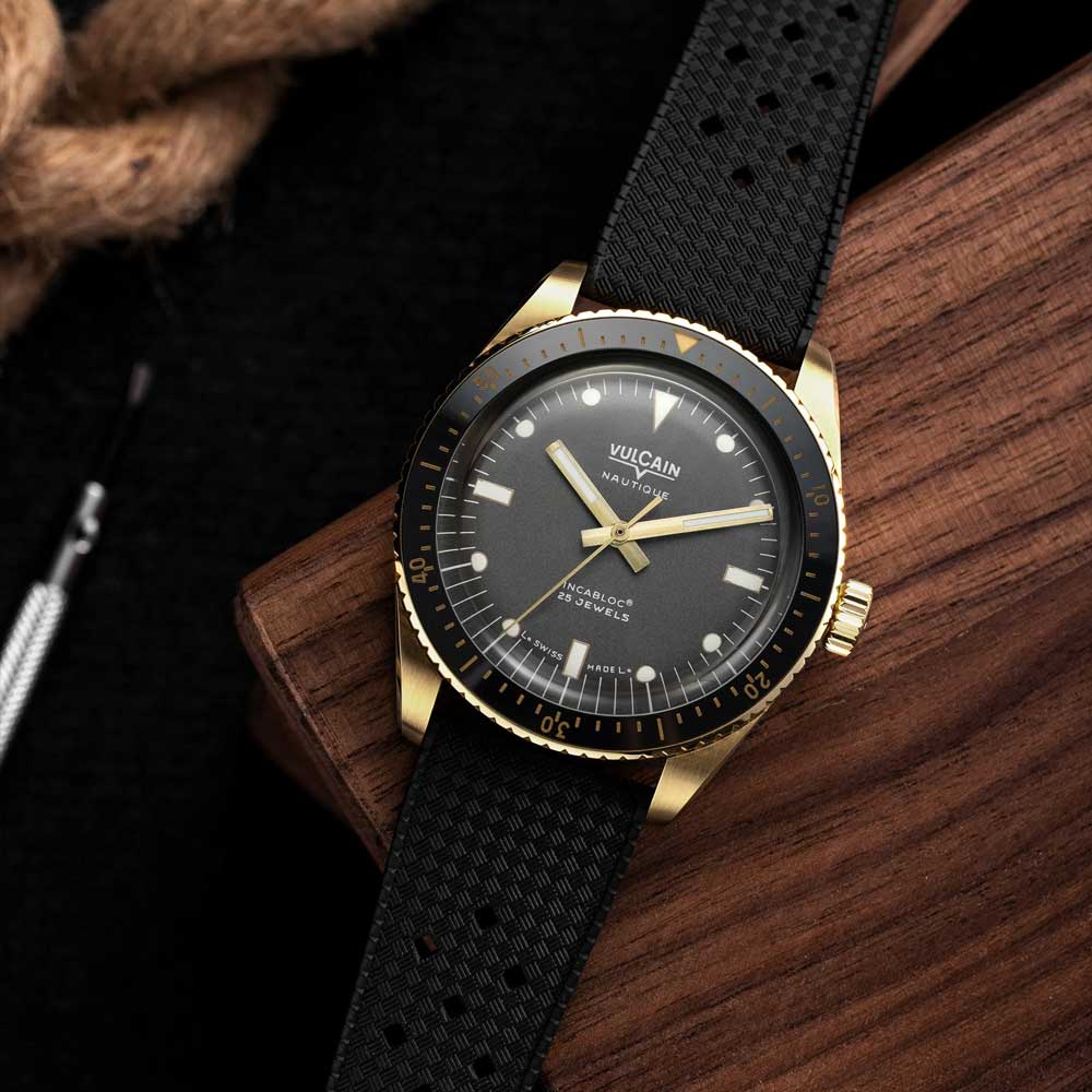 VULCAIN Skindiver Nautique - Bronzo & Grigio