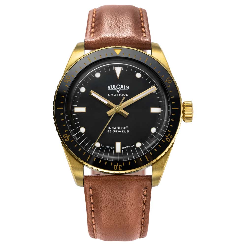 VULCAIN Skindiver Nautique - Gold & Black