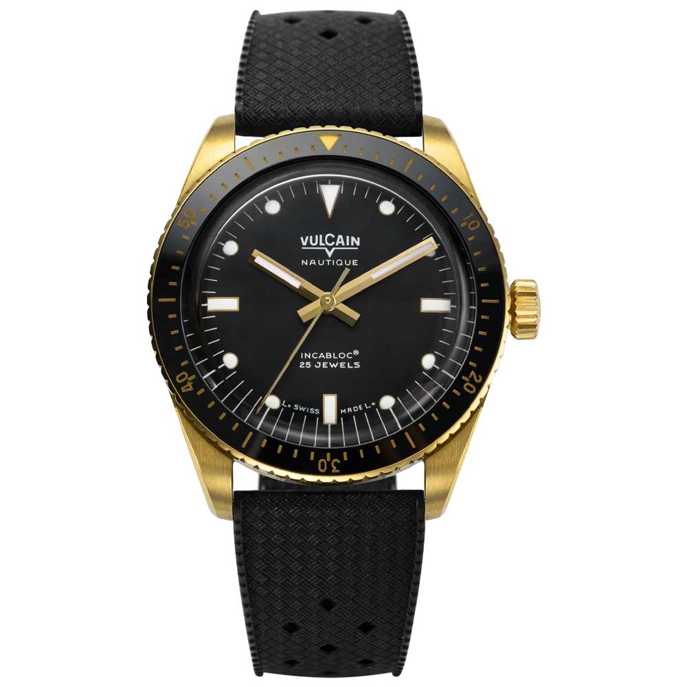 VULCAIN Skindiver Nautique - Gold & Black