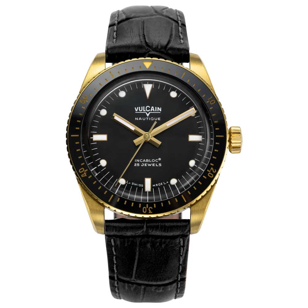 VULCAIN Skindiver Nautique - Gold & Black