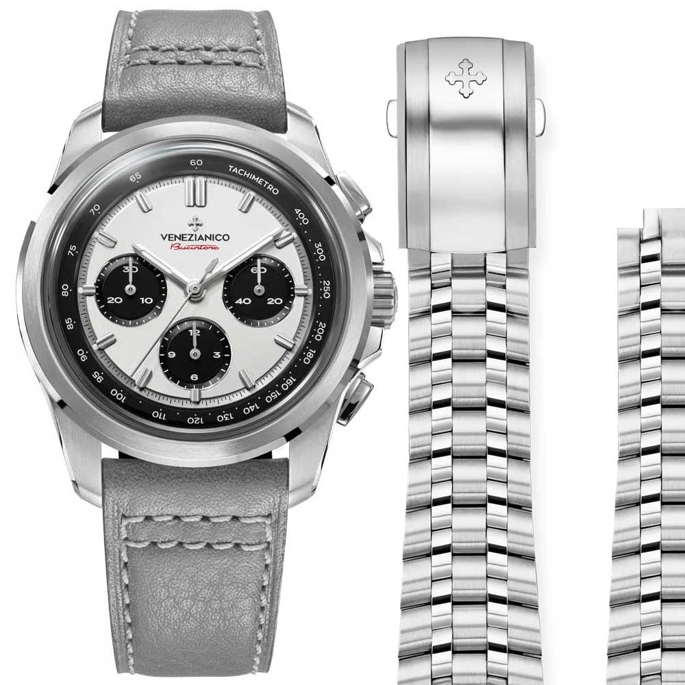 Venezianico Bucintoro 42 8221510 weißer Chronograph